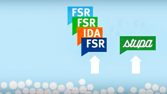 Es sind die Logos der Fachschaftsräte sowie des Stupa zu sehen.