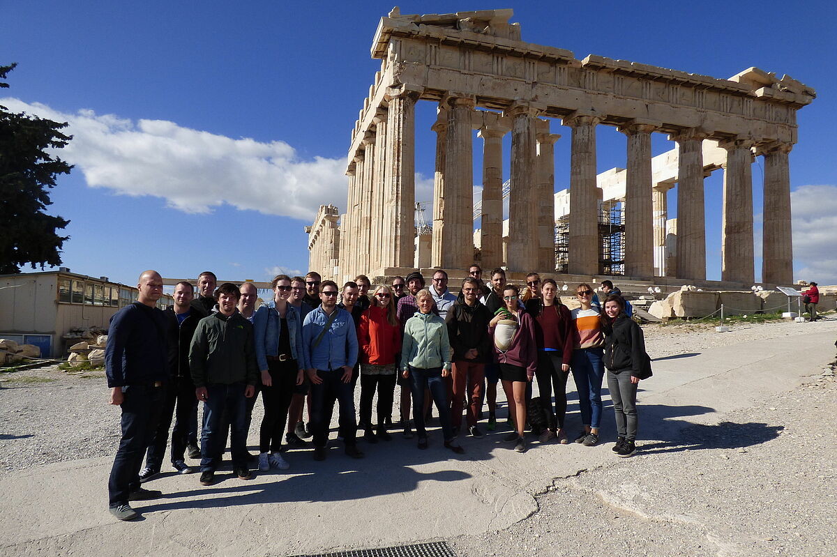 Griechenland-Exkursion Master Bauingenieurwesen 2018